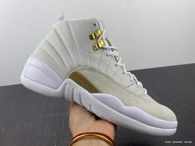 Cheap LUCY Retro Jordan White 12 OVO 873864-102 0813